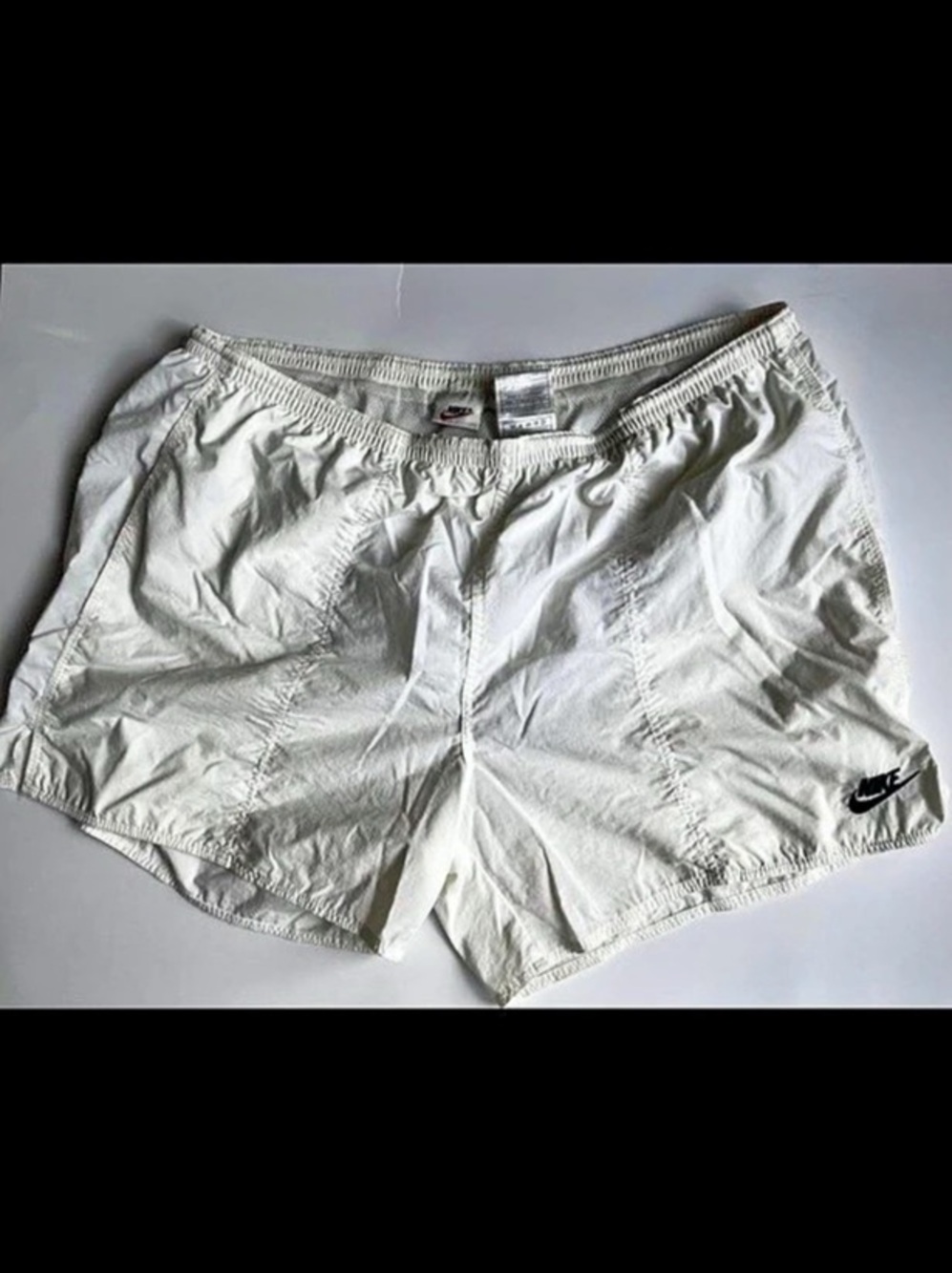 Vintage Men’s Nike Athletic Shorts in Butter Yellow